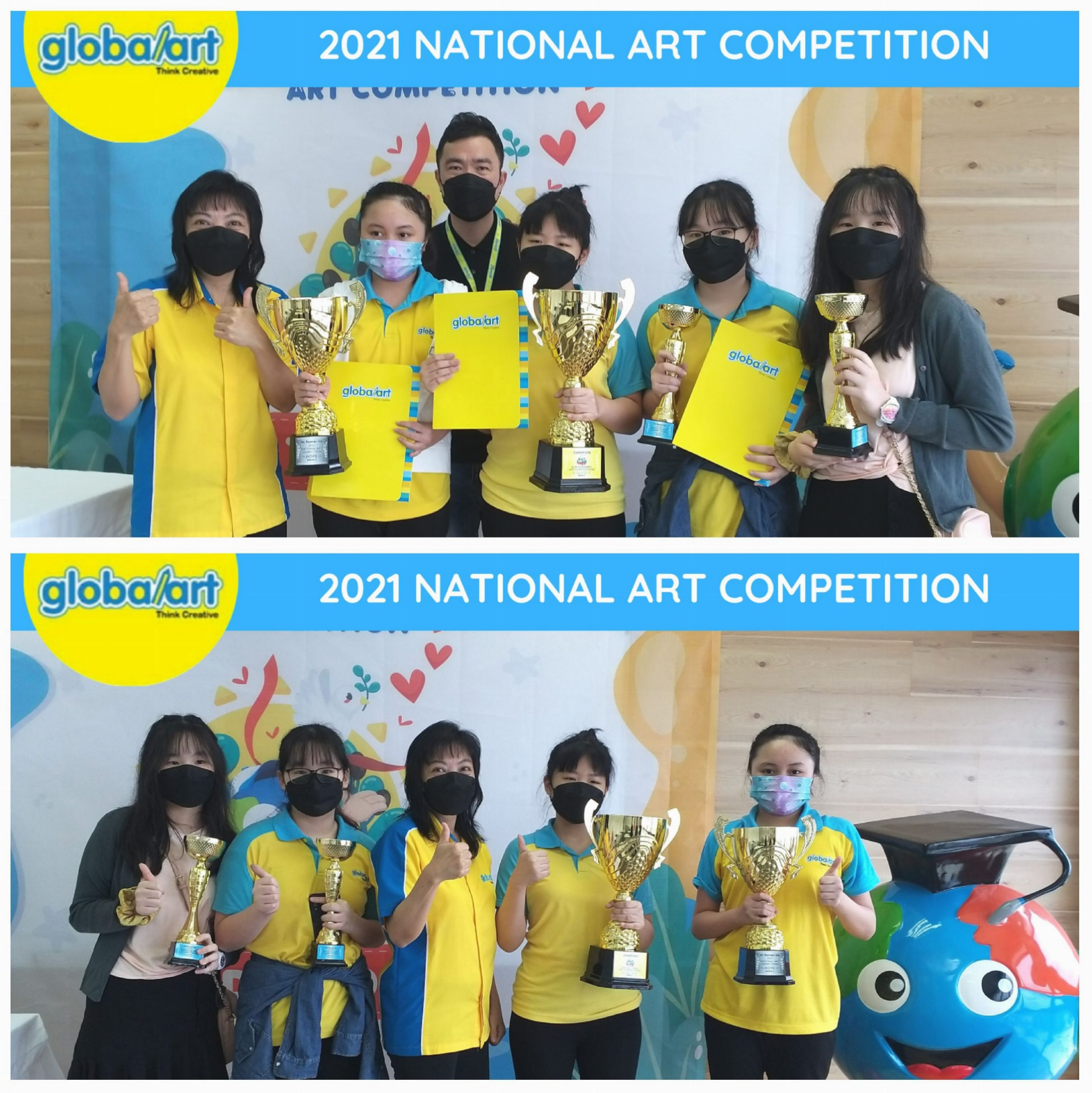 The Winners Of The 2021 Globalart National Art Competition ~ Theme “HOPE”