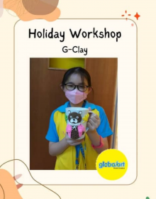 G-Clay(Holiday_Workshop Global Art 16 Sierra’s holiday workshop with G-clay – Fostering creativity in the art of cup design. )