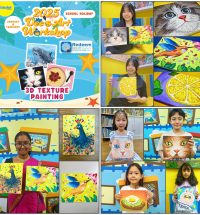 2025 School Holiday Deco Art Workshop ~ 3D Texture  Painting