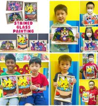 2025 School Holiday Deco Art Workshop ~ Stained Glass Painting