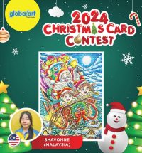 One of the Top 10 Winners of the 2024 Christmas Card Contest – Shavonne Lee